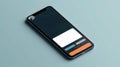 Stylish smartphone mockup Royalty Free Stock Photo