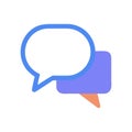 Stylish Speech Bubble Icon for Messaging