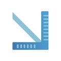 Stylish Square Ruler Design