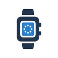 Stylish Square Smartwatch Icon