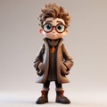 Stunning 3d Cartoon: Fashionable Edward In Fall Fashion