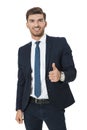 Stylish successful young businessman Royalty Free Stock Photo