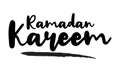 Ramadan Kareem Stylish Text Typography Lettering Phrase Vector Design
