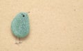 Stylish textured craft paper background funny little bird