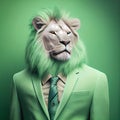 Stylish trendy Lion portrait