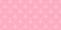 Stylish vector geometric lines seamless pattern. Bright pink and beige texture with squares, rhombuses, stripes, chevron, Royalty Free Stock Photo