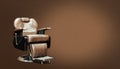 Stylish Vintage Barber Chair Royalty Free Stock Photo
