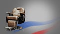 Stylish Vintage Barber Chair Royalty Free Stock Photo