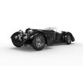 Stylish vintage car - black