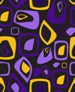 Stylish violet-yellow background