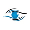 stylish Vision Eyes Logo design concept idea vector illustrations