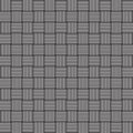Stylish Weaved Black And White Monochrome Geometric Graphic Pattern