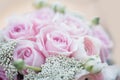 stylish wedding attributes of bride. classic bride's bouquet