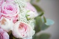 stylish wedding attributes of bride. classic bride's bouquet Royalty Free Stock Photo