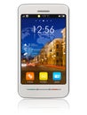 Stylish white touchscreen smartphone