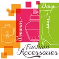 Stylish woman fashion accesories Royalty Free Stock Photo