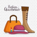 Stylish woman fashion accesories Royalty Free Stock Photo