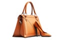 Fashionable Womans Handbag With High Heel Shoes Royalty Free Stock Photo