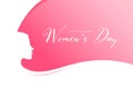 Stylish womens day event greeting design