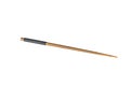 Stylish wooden bamboo chopstick isolated on a white background Royalty Free Stock Photo