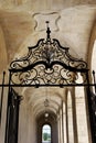 Stylish wrought iron gate