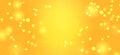 Stylish yellow-orange banner with rays for web.