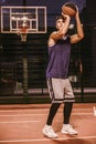 Stylish basketball player Royalty Free Stock Photo