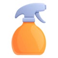 Stylist bottle spray icon, cartoon style