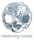 Stylist Hair Salon Hairdresser Concept