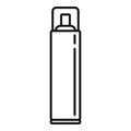 Stylist hair spray icon, outline style