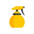 Stylist water spray icon flat isolated vector
