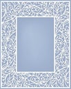 Stylization floral frame