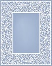 Stylization floral frame Royalty Free Stock Photo