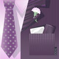 Stylized background with cravat