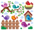 Stylized birds theme set 2