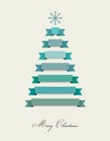 Stylized Christmas tree. Royalty Free Stock Photo