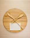 stylized clock - cutting board Royalty Free Stock Photo
