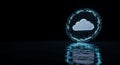 Digital Cloud Technology Concept Royalty Free Stock Photo