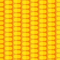 Stylized corn seamless pattern
