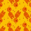 stylized dancing robots - graphics. Machine Revolt, Artificial Intelligence, Automation. robotization. Design elements