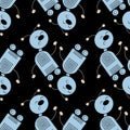 stylized dancing robots - graphics. Machine Revolt, Artificial Intelligence, Automation. robotization. Design elements