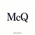 The official Alexander McQueen logo or the McQ emblem Royalty Free Stock Photo
