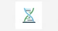 Stylized DNA Double Helix Icon Royalty Free Stock Photo