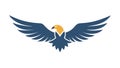 Stylized Eagle Head Logo Icon, vector design Generative AI Royalty Free Stock Photo