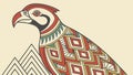 Stylized Eagle Head Profile Vector Art, vector design Generative AI Royalty Free Stock Photo