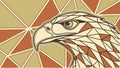 Stylized Eagle Head Vector Illustration, vector design Generative AI Royalty Free Stock Photo