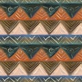 Stylized ethnic pattern