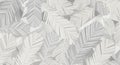 Stylized feathers in shades of white Royalty Free Stock Photo