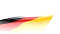 Stylized flag of Germany. Europe.