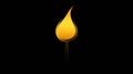 A stylized flame represents PyTorch's dynamic computation graph and flexibility as represented in the image.